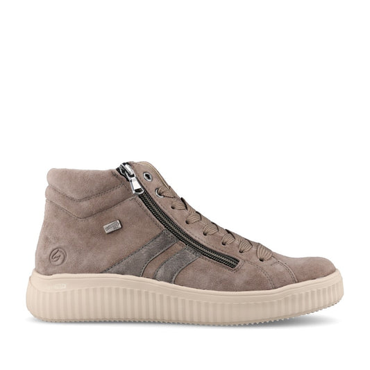 Remonte Ladies D3E70-42 Lace Boot In Grey