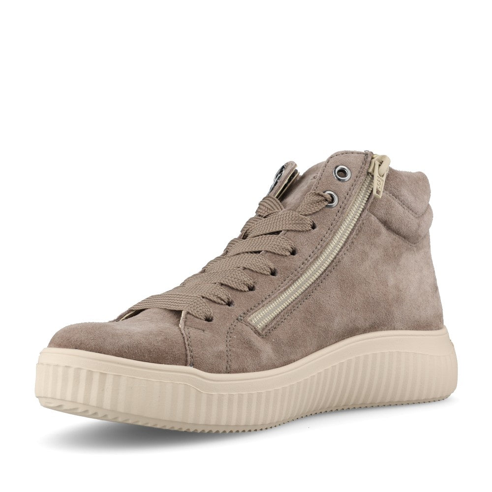 Remonte Ladies D3E70 Lace Boot In Grey