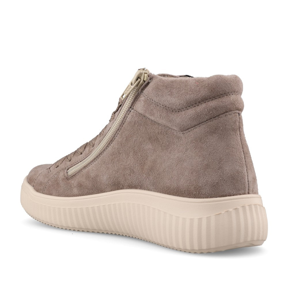 Remonte Ladies D3E70 Lace Boot In Grey