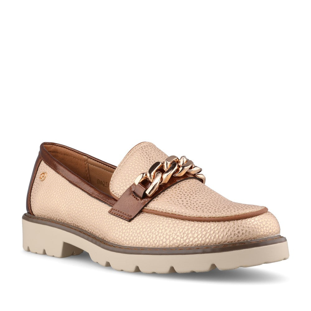 Zanni & Co Ladies Daqia Shoe In Bronze Metalic Multi
