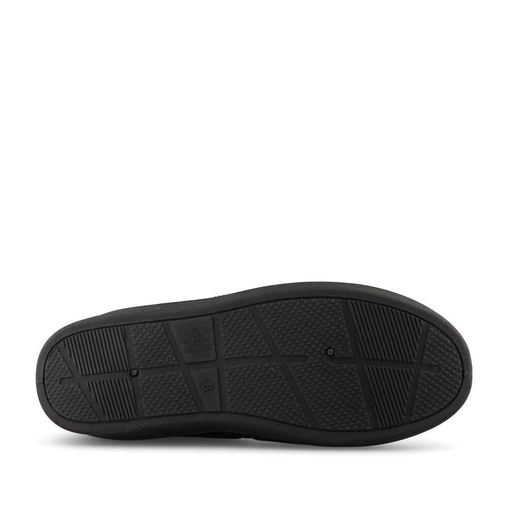 Mens David Velcro Slipper In Navy