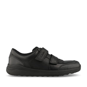 Boys Daze Step 2 Kids Velcro Leather Shoe In G Fit