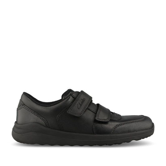 Boys Daze Step 2 Kids Velcro Leather Shoe In G Fit