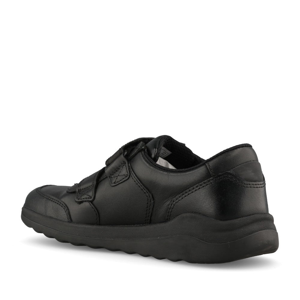 Boys Daze Step 2 Kids Velcro Leather Shoe In G Fit