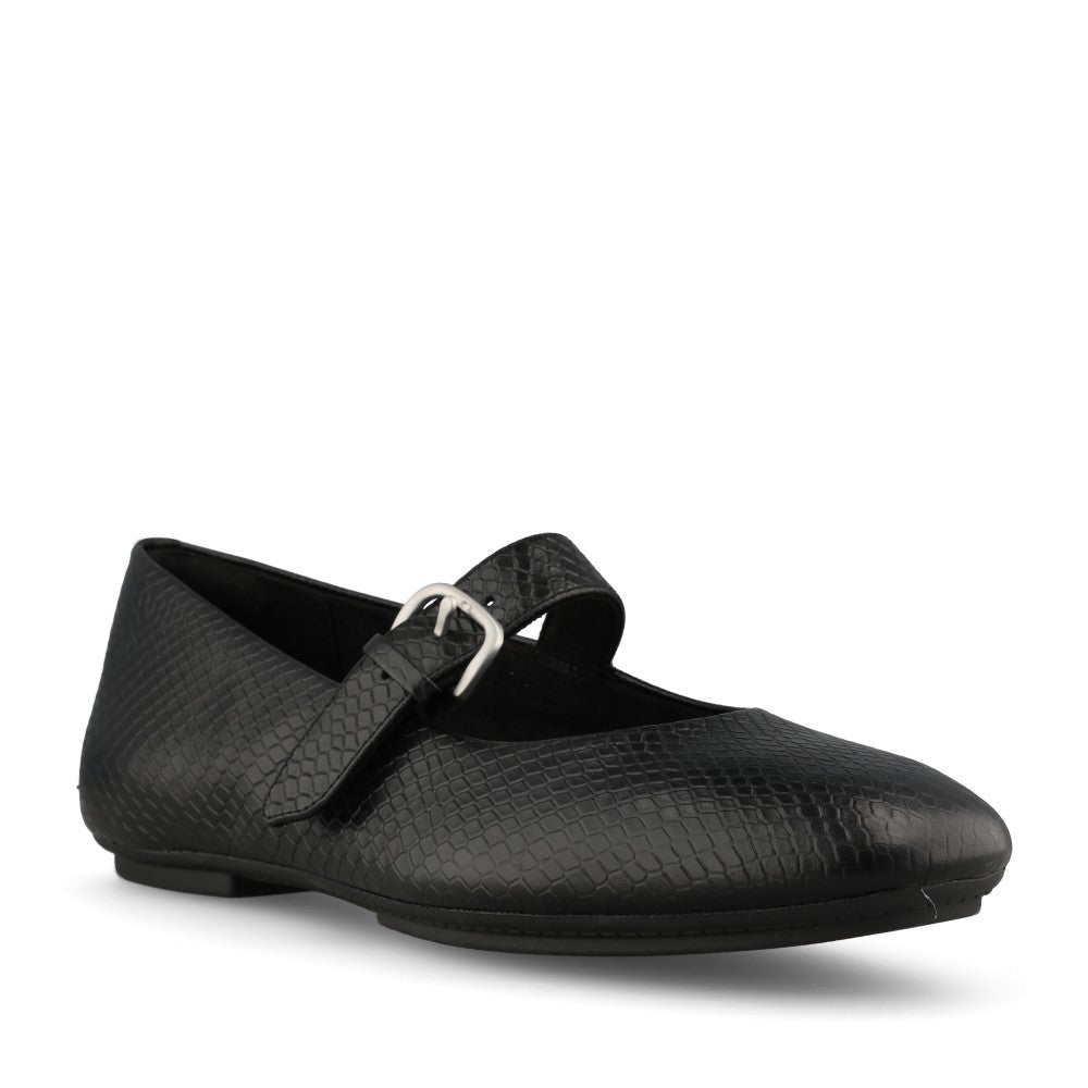 Fitflop Ladies Delicato Snake AAF-090 Shoe in Black