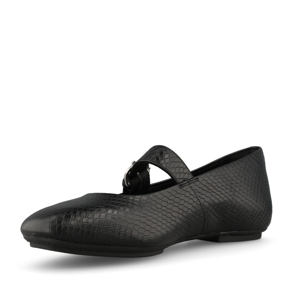 Fitflop Ladies Delicato Snake AAF-090 Shoe in Black