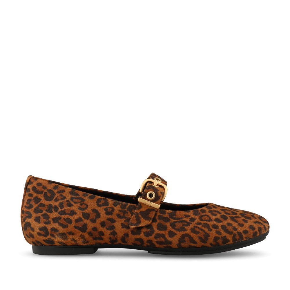 Fitflop Ladies Delicato Suede ADQ-E76 Shoe in Leopard