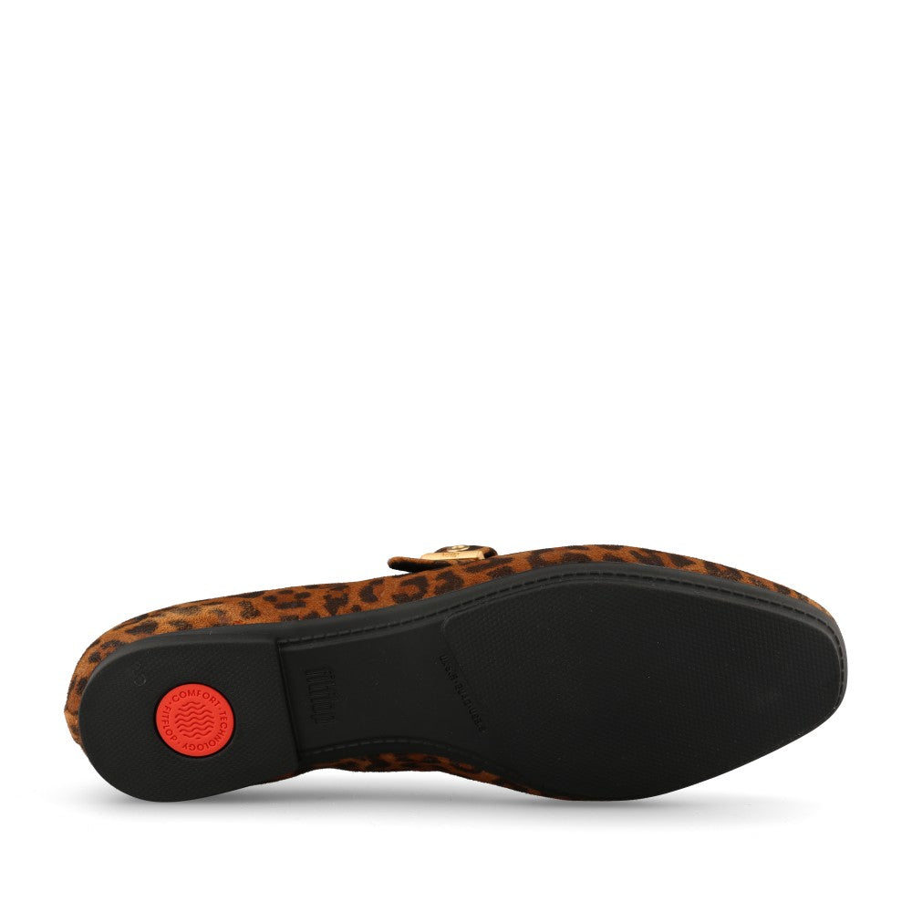 Fitflop Ladies Delicato Suede ADQ-E76 Shoe in Leopard