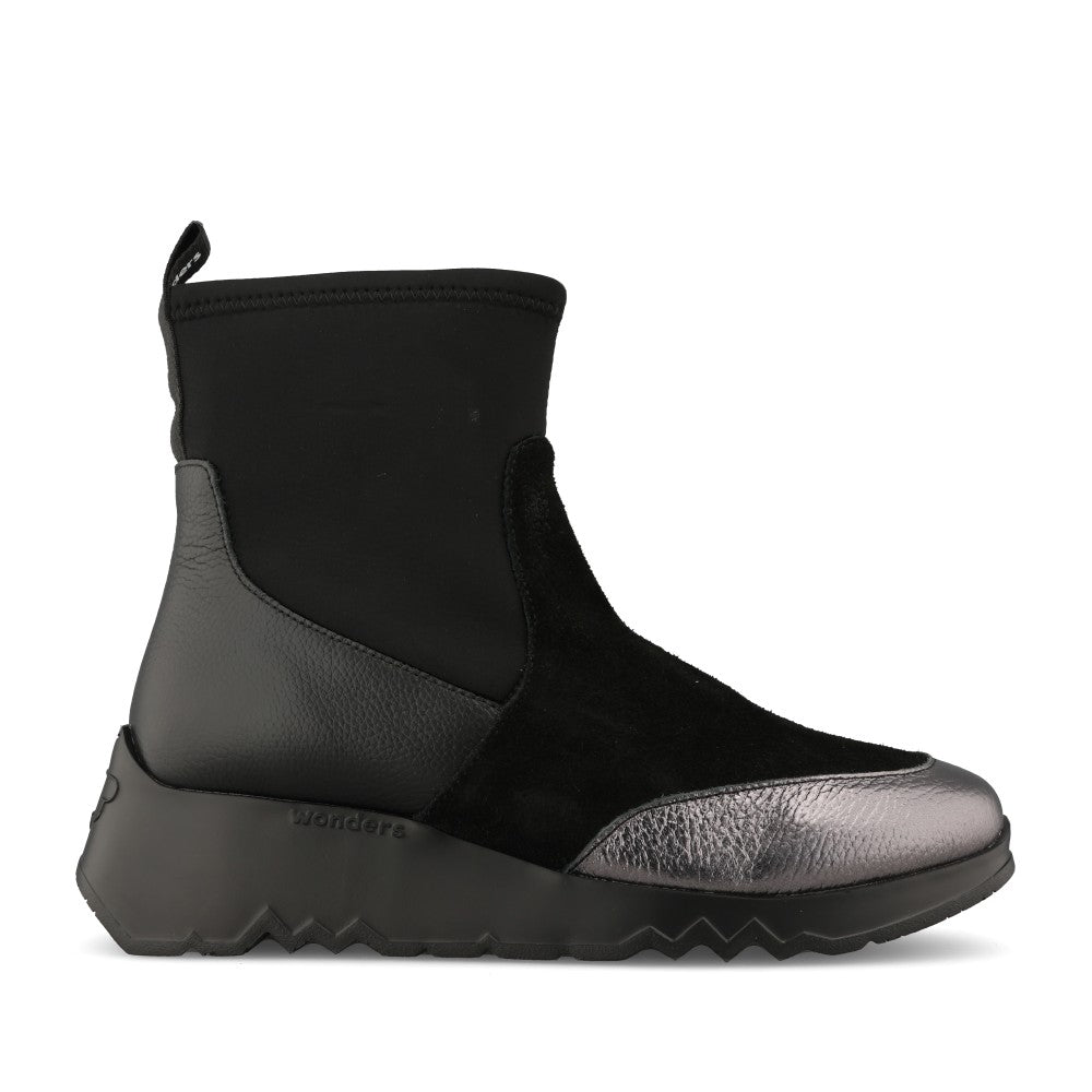 Wonders Ladies E-6782 Boot In Grey