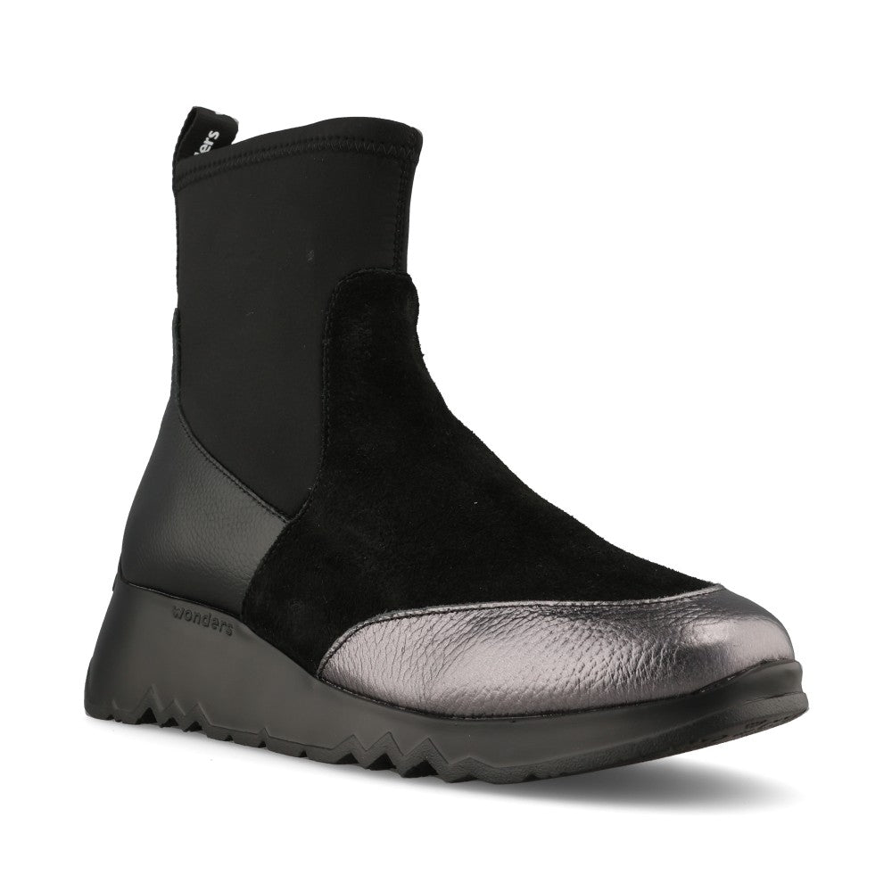 Wonders Ladies E-6782 Boot In Grey
