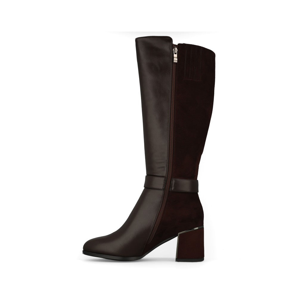 Redz Ladies E646 Long Leg Boot In Brown