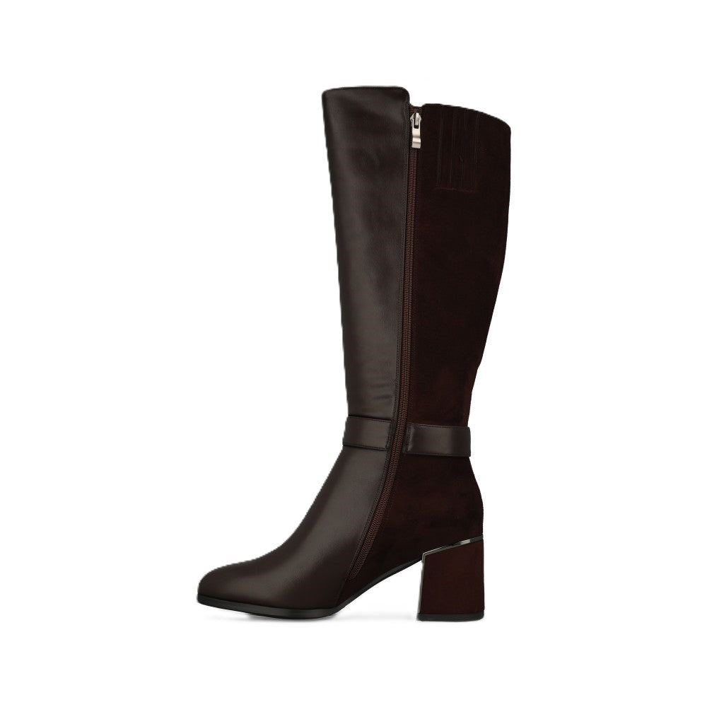 Redz Ladies E646 Long Leg Boot In Brown