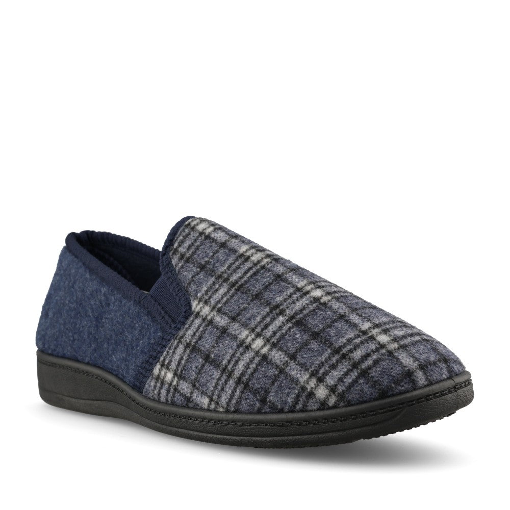 Jo & Joe Mens Eamon Slipper In Navy