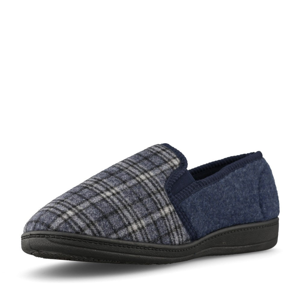 Jo & Joe Mens Eamon Slipper In Navy