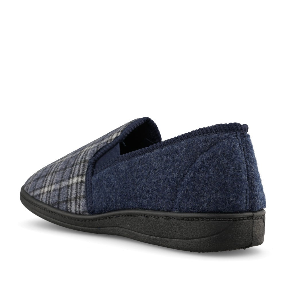 Jo & Joe Mens Eamon Slipper In Navy