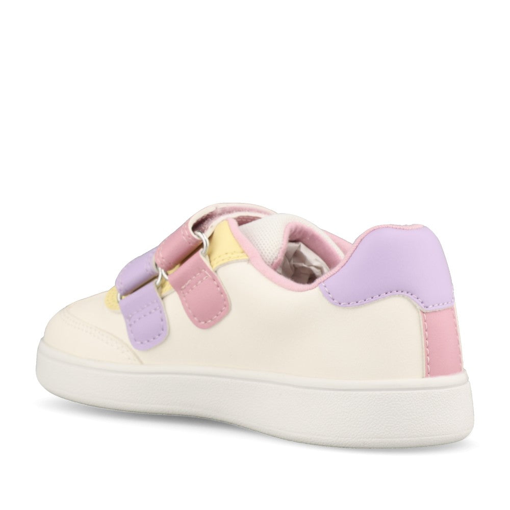 Geox Girls Eclyper B665MA Trainer In White Multi