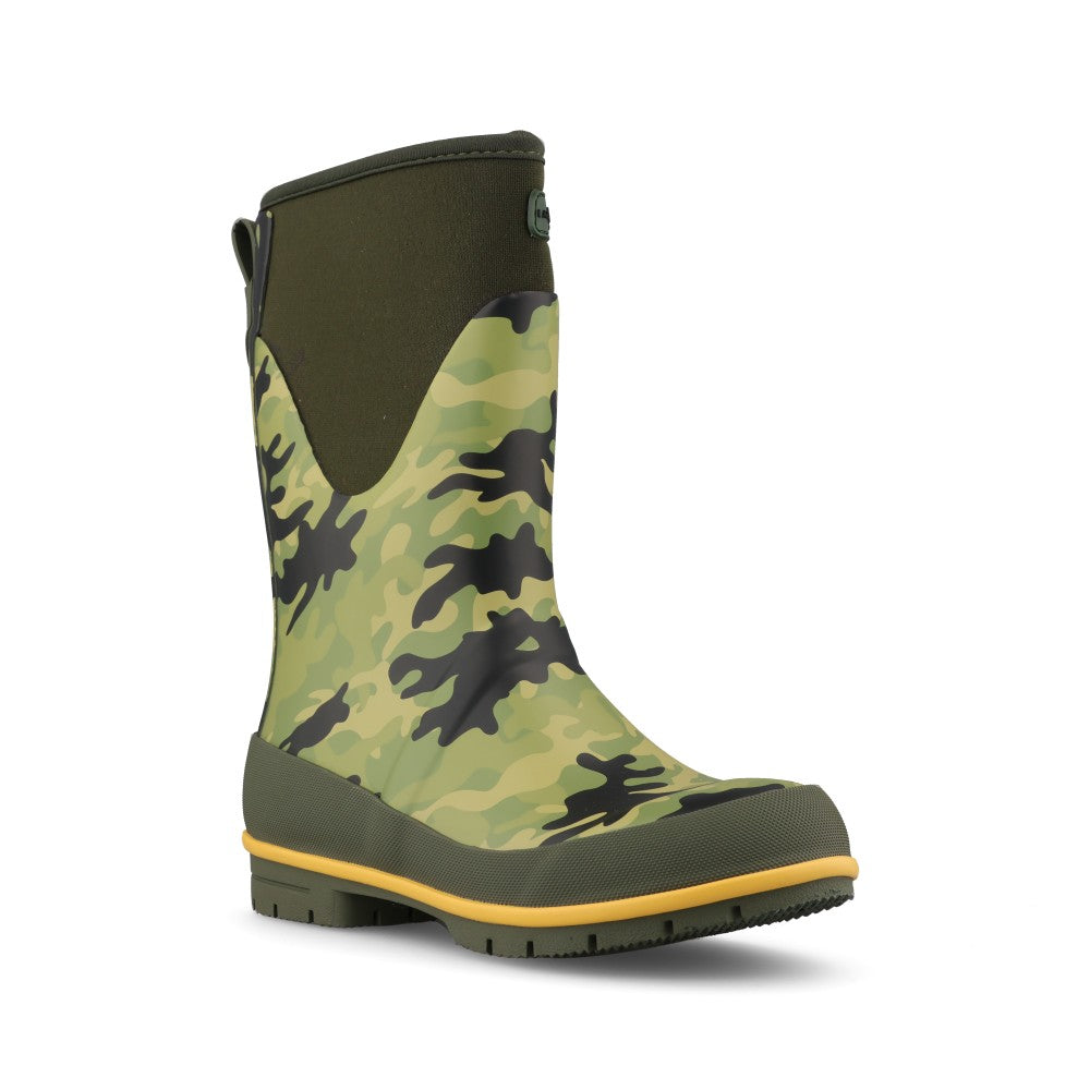 Boys Splash ECZ007 Junior Welly in Green Multi