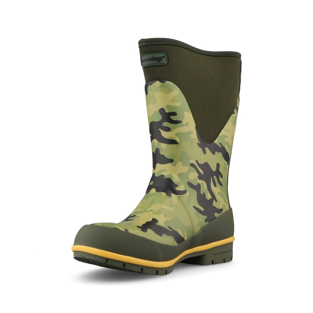 Boys Splash ECZ007 Junior Welly in Green Multi