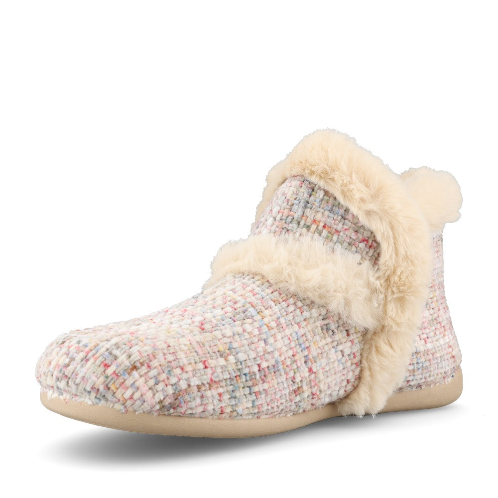 Lunar Ladies Elle KLA261 Slipper In Beige