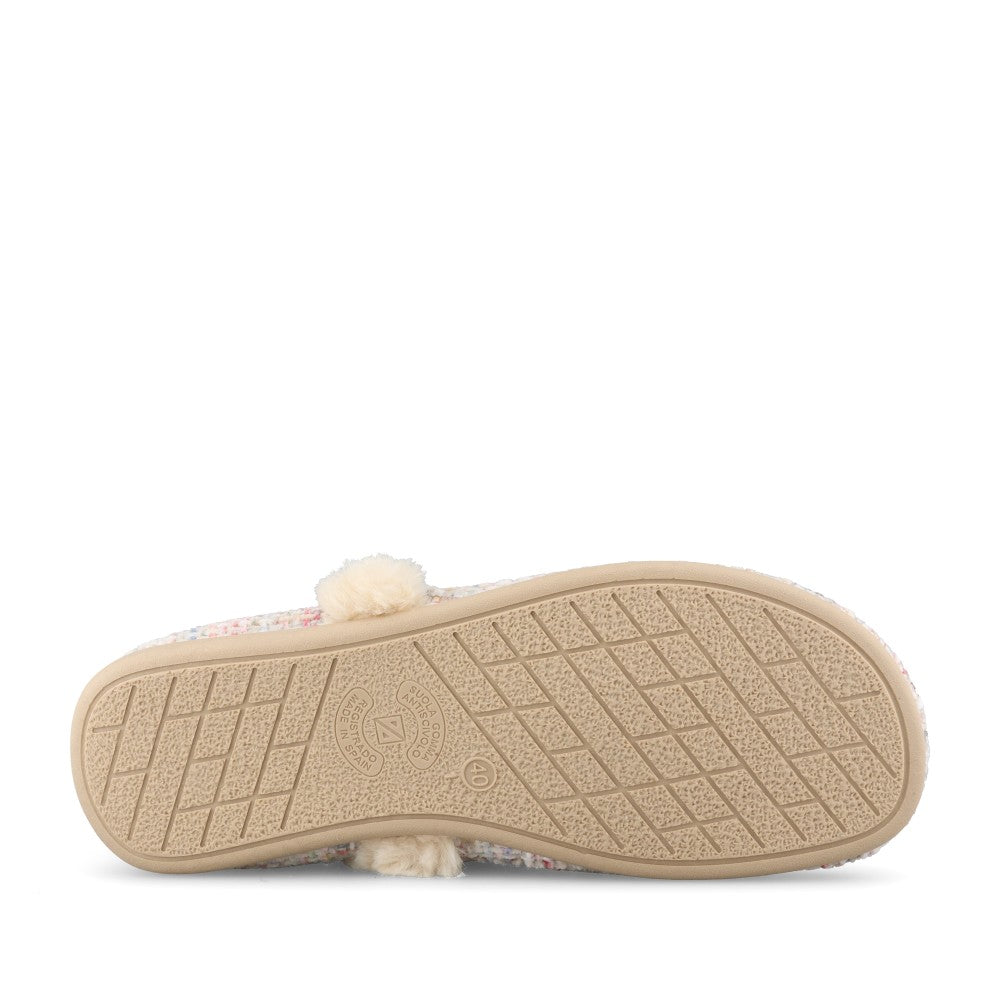 Lunar Ladies Elle KLA261 Slipper In Beige