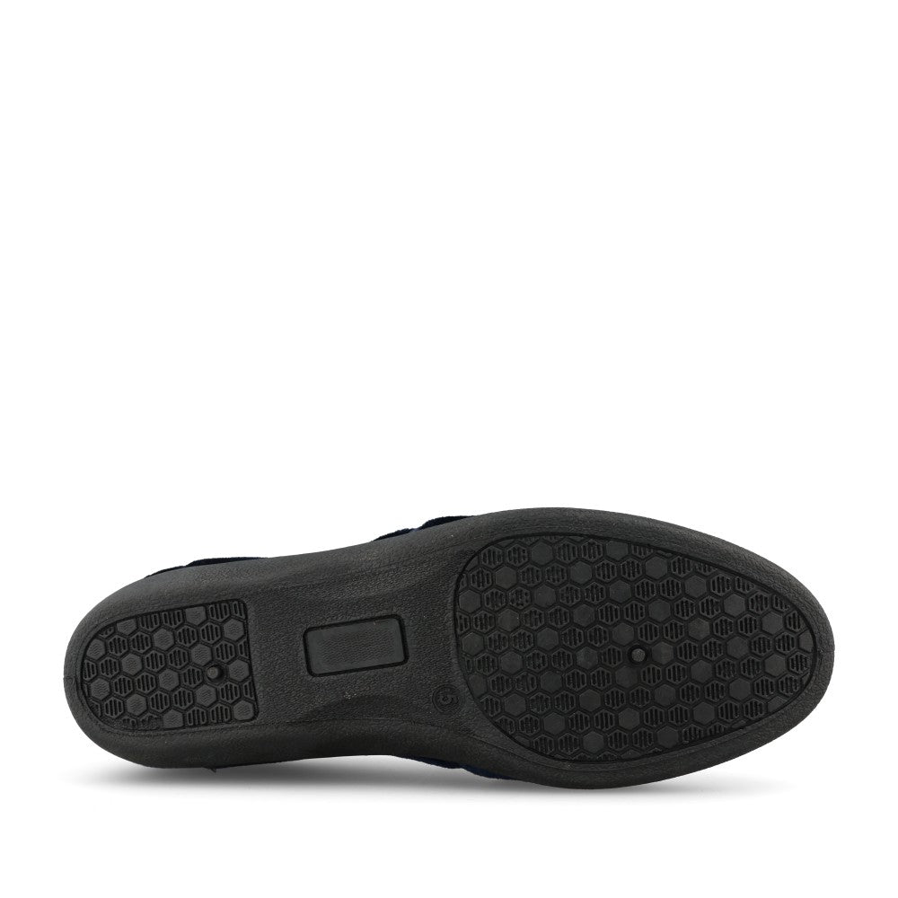 Ladies Enid Full Slipper In Navy