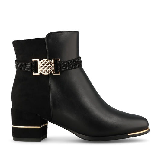 Redz Ladies F3166 Ankle Boot In Black