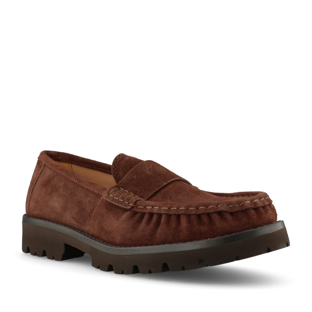 Unisa Ladies Fijo Loafer In Walnut