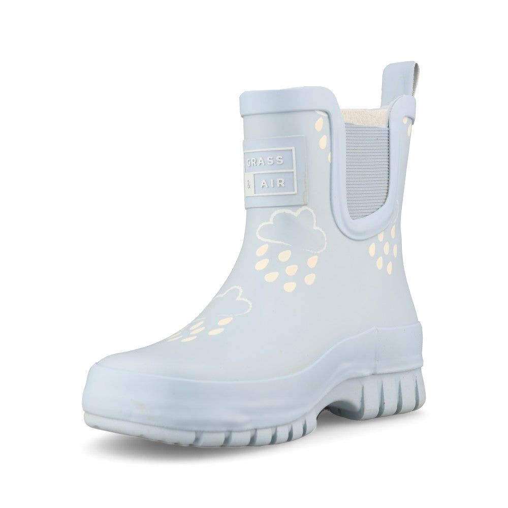 Unisex GA316 Shortie Adventure Kids Welly Boot In Powder Blue