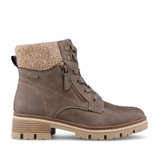 Lunar Ladies Chantelle GLB238 Boot In Taupe