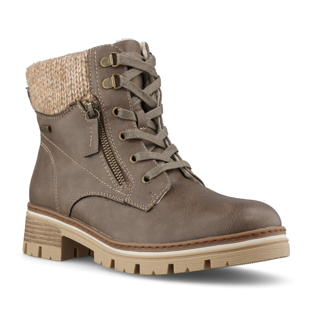 Lunar Ladies Chantelle GLB238 Boot In Taupe