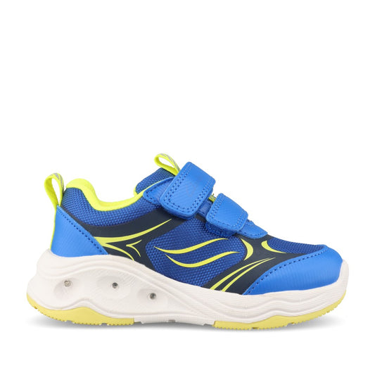 Clarks Boys Gleam Glow K G-Fit Trainer in Blue
