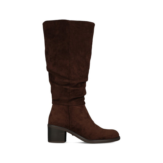 Lunar Ladies Kristen GLT004 Long Leg Boot In Brown