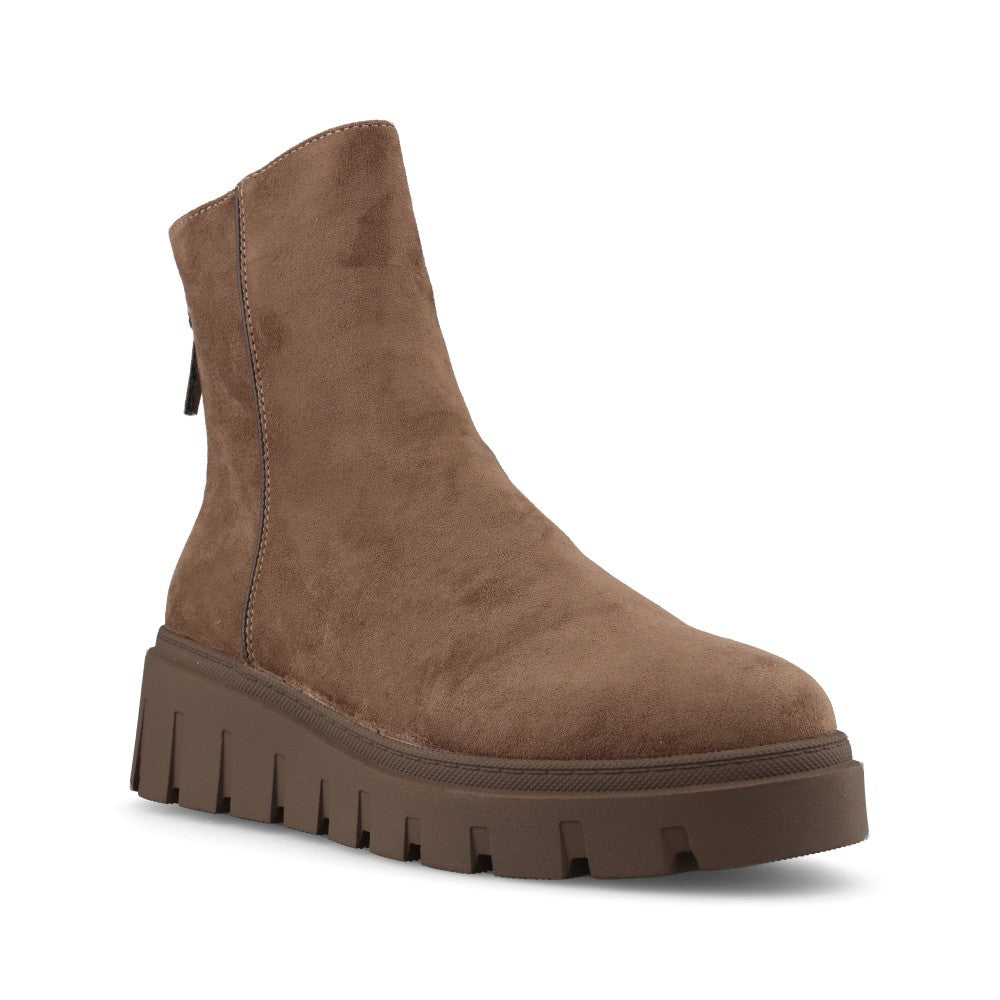 Lunar Ladies Kenzie GLT007 Ankle Boot In Taupe