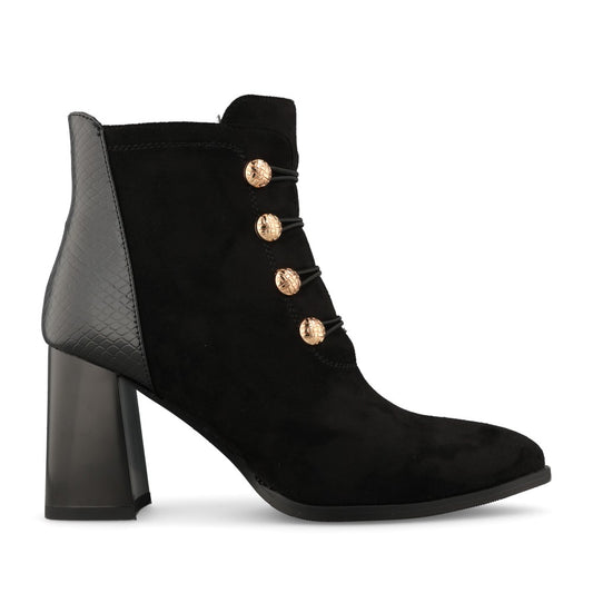 Redz Ladies H436 Ankle Boot In Black