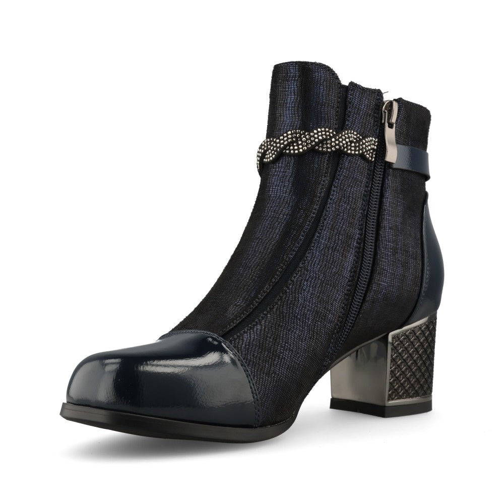 Redz Ladies H700 Ankle Boot In Navy