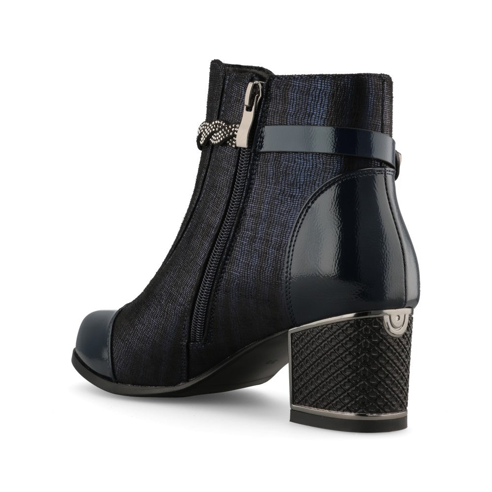 Redz Ladies H700 Ankle Boot In Navy