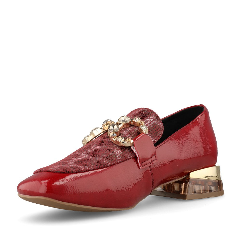 Zanni & Co Ladies Hahoe Shoe In Cherry Red
