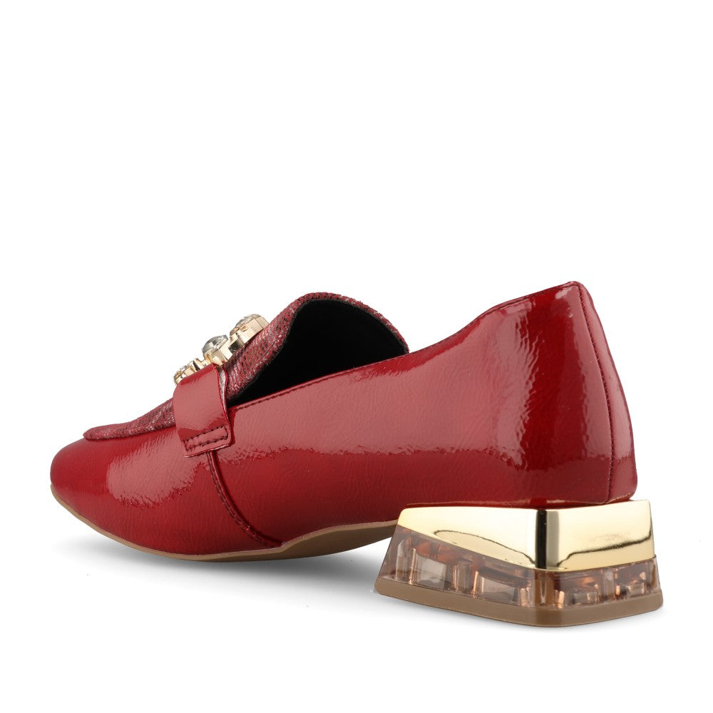 Zanni & Co Ladies Hahoe Shoe In Cherry Red