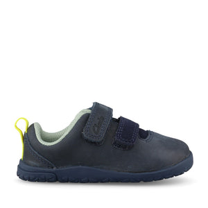 Clarks Boys Harbourmove T F-Fit Shoe in Blue