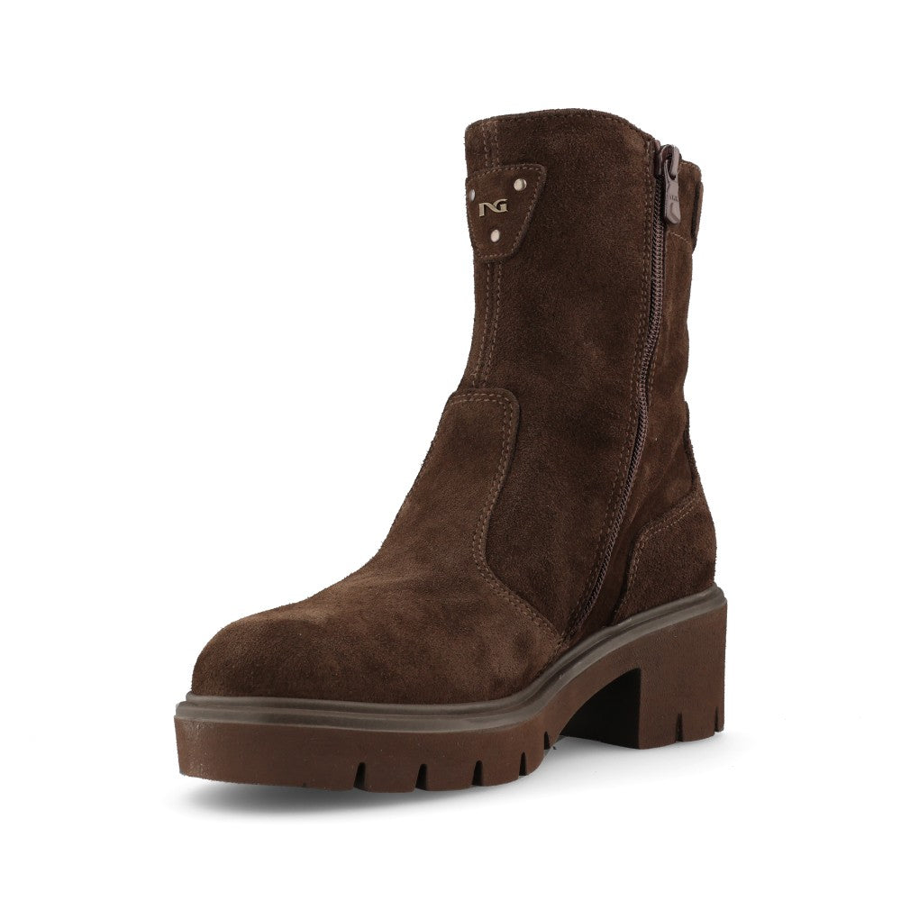 Nero Giardini Ladies I618 054D Ankle Boot In Brown