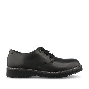 Start Rite Girls Impact Chunky Brogue W-Fit in Black Leather