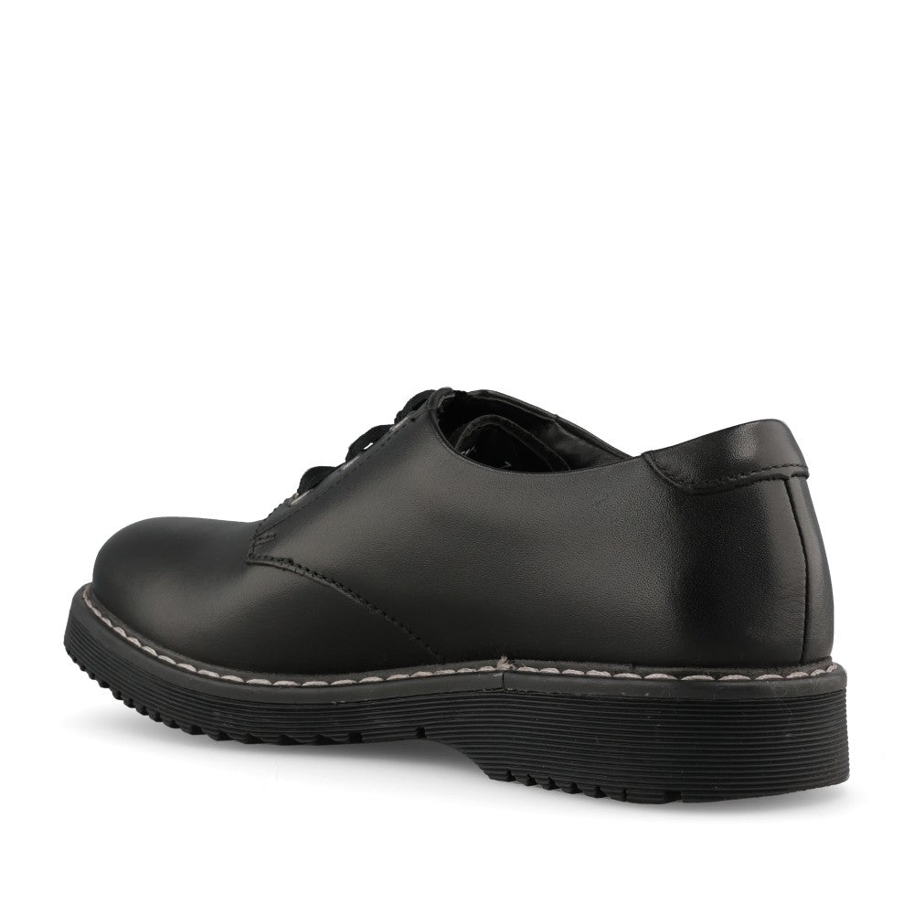 Start Rite Girls Impact Chunky Brogue M- Fit in Black Leather