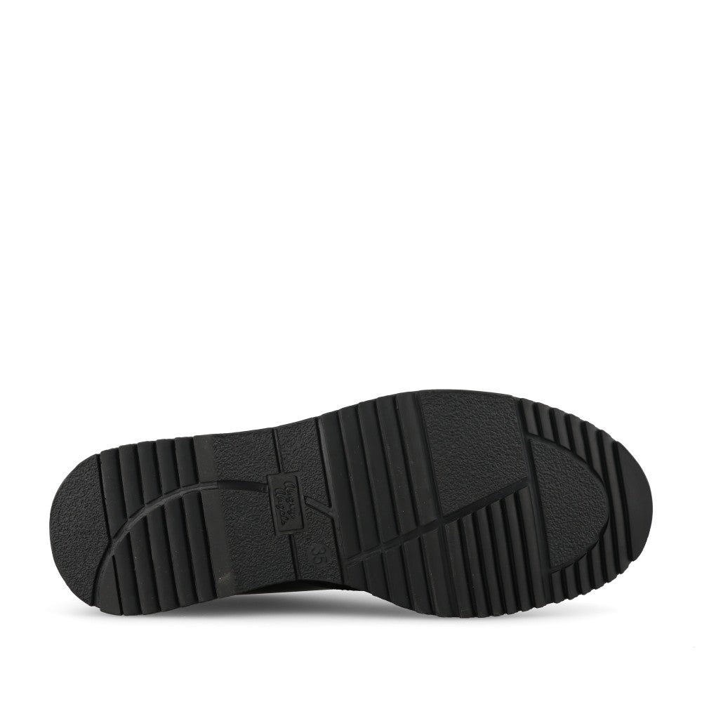 Start Rite Girls Impact Chunky Brogue M-FIT in Black Patent