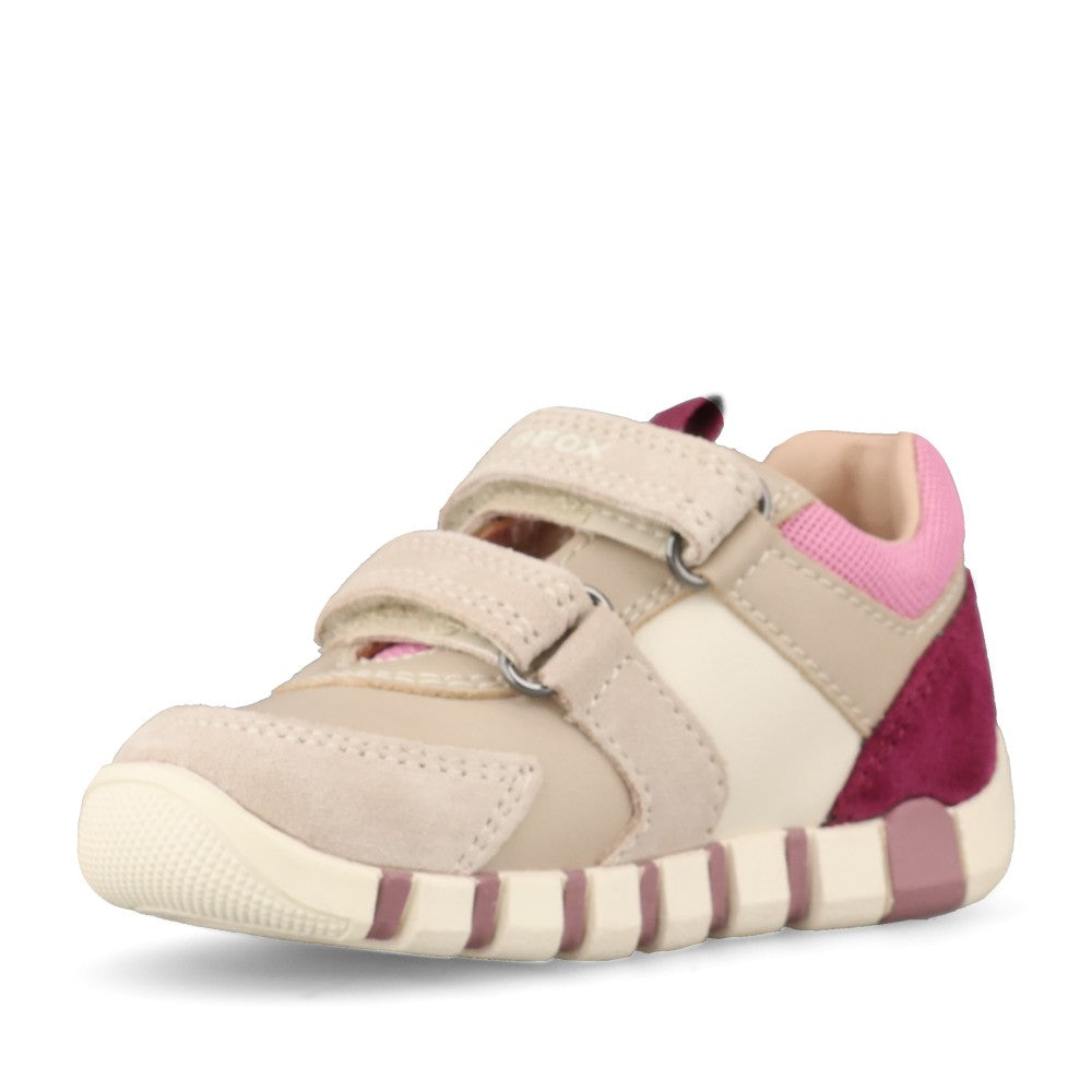 Geox Girls Iupidoo B3558C Shoe In Beige