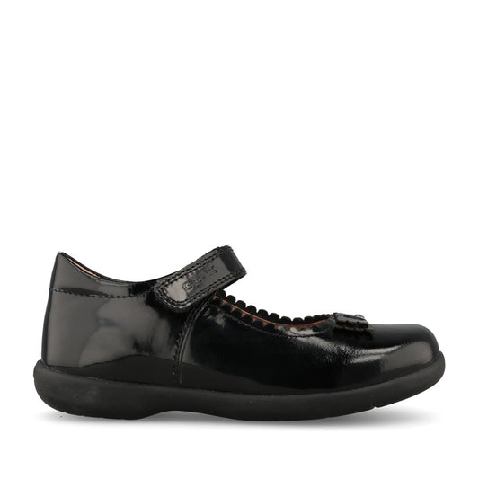 Girls J36FHA Mary Jane Shoe In Blk Patent