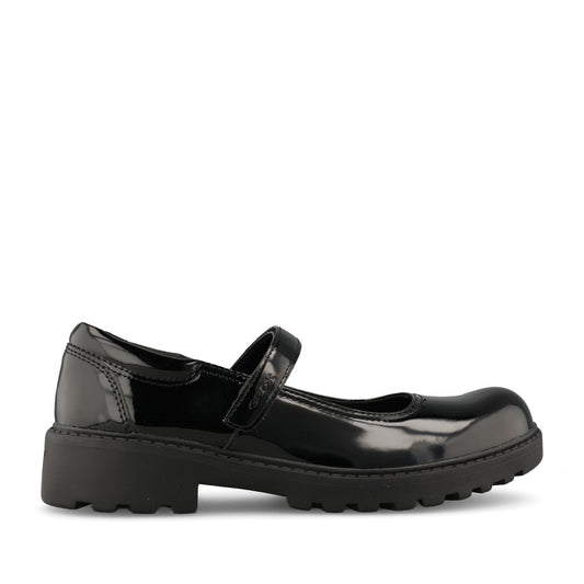 Geox Girls J6420P Casey Mary Jane in Black Patent