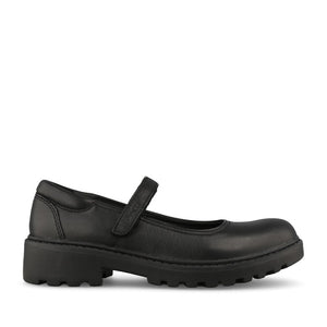 Geox Girls J6420P Casey Mary Jane in Black Leather