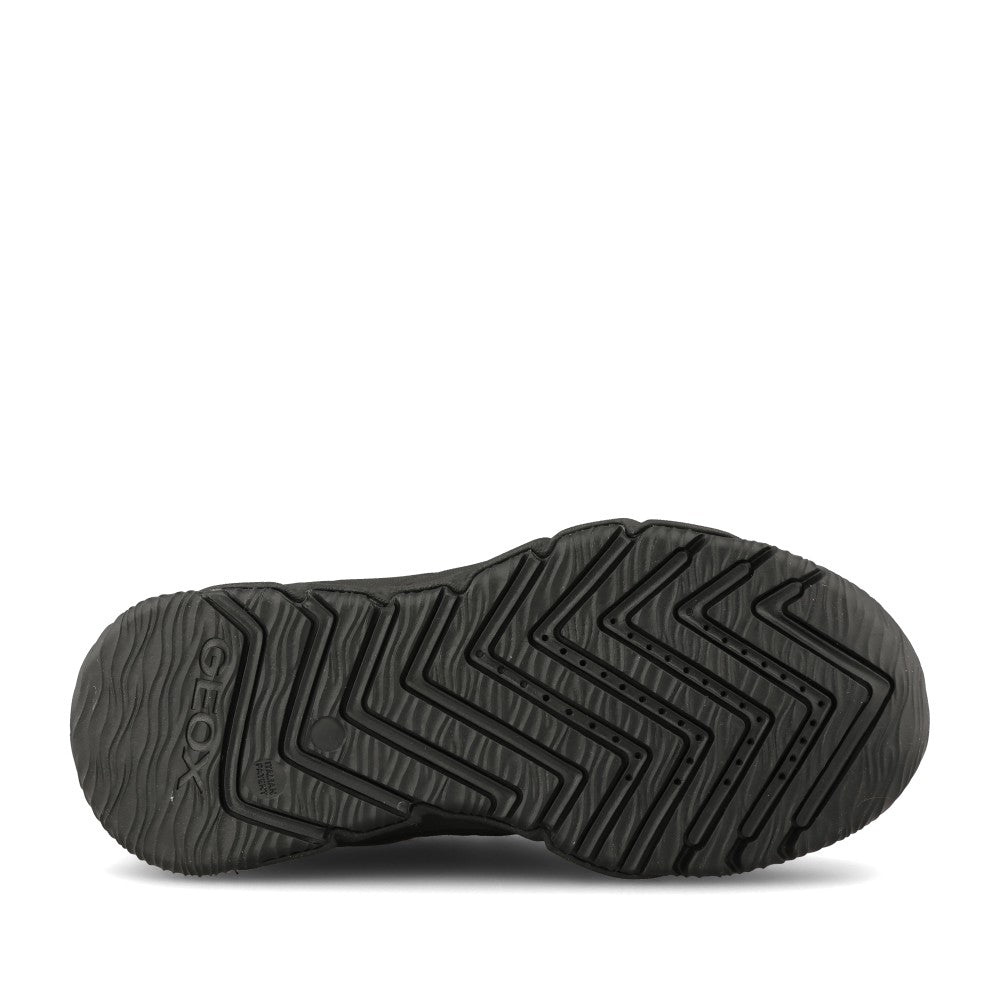 Geox Boys J66NMA Flexyper Pro Velcro Shoe in Black