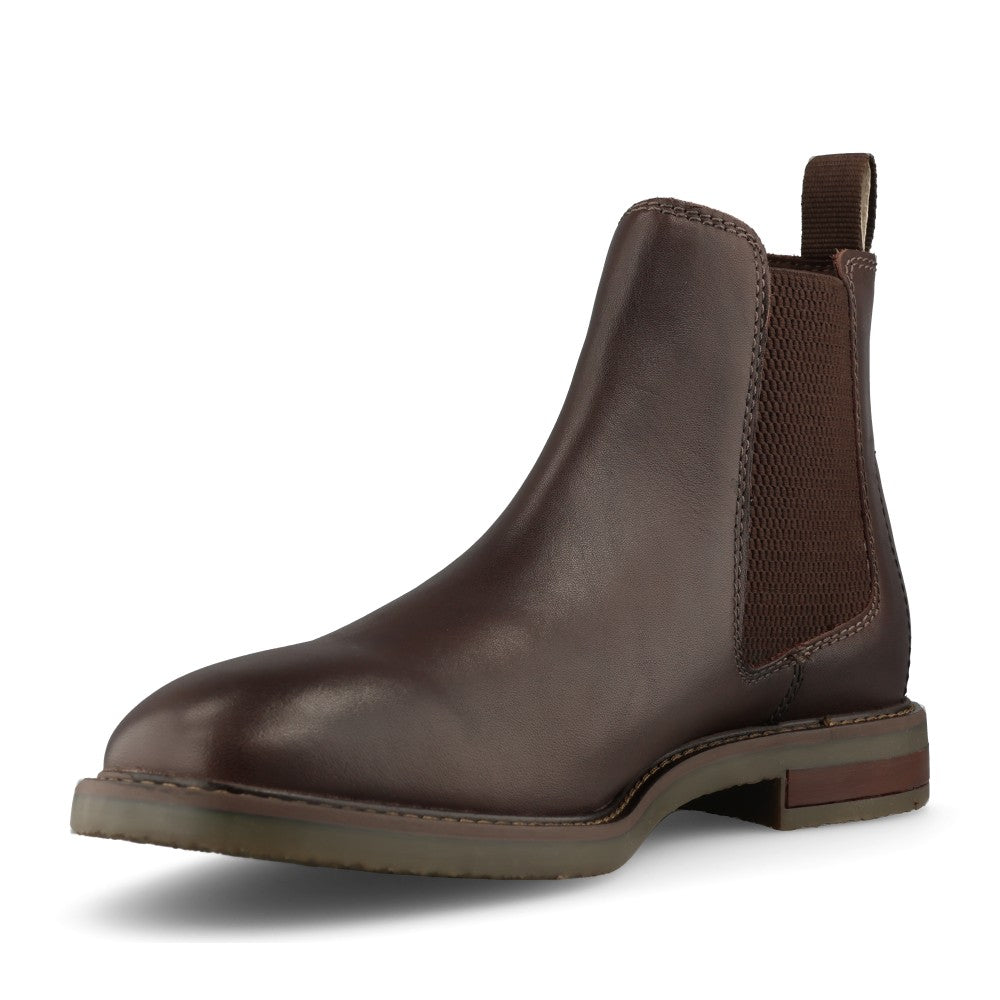 Clarks Mens Jaxen Easy Leather G-fit Boot In Brown