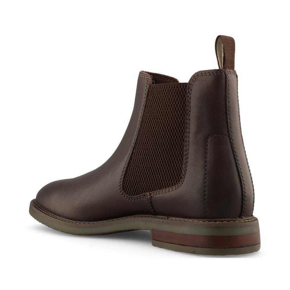 Clarks Mens Jaxen Easy Leather G-fit Boot In Brown